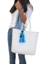 Medium Open Tote White