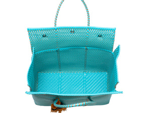 Bombon Tote Turquoise / Gold